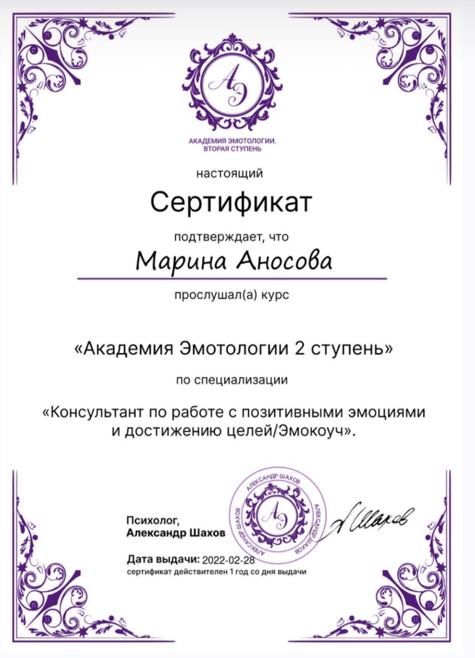 Сертификат 6