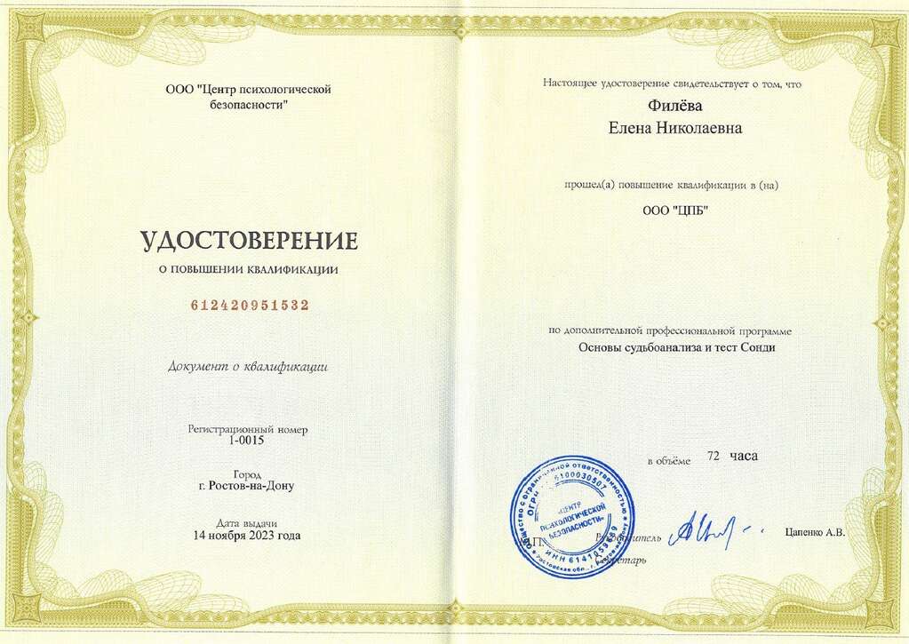 Сертификат 9